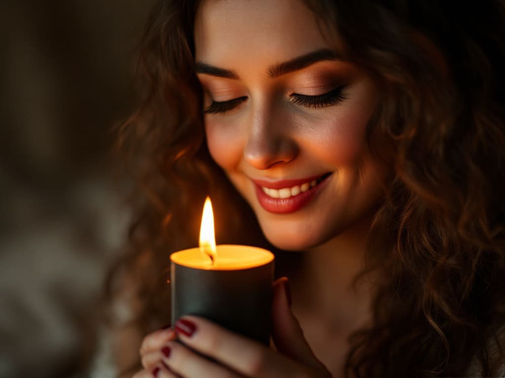 La bougie noire, symbole d'ombre et de mystère, dégage une énergie unique pour des rituels spirituels puissants